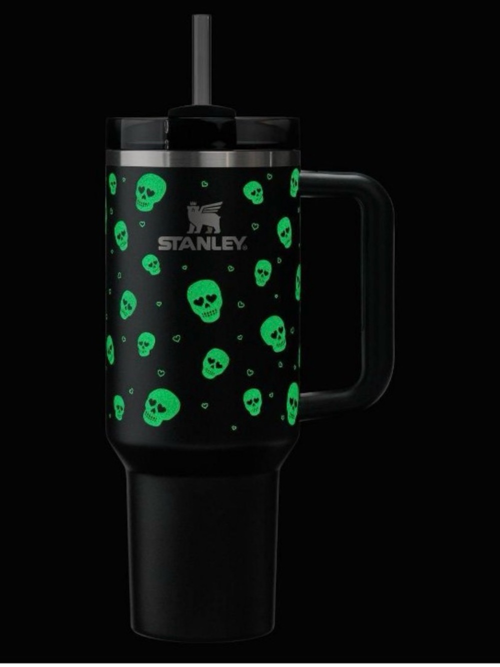Stanley 40oz Sweetheart Skulls (Glow in the Dark)